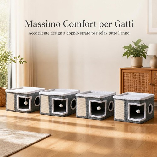 Cuccia per gatti pieghevole - per,