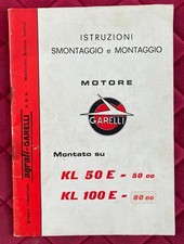 Garelli KL 50 E, KL 100 E Istruzioni smontaggio e montaggio 1973