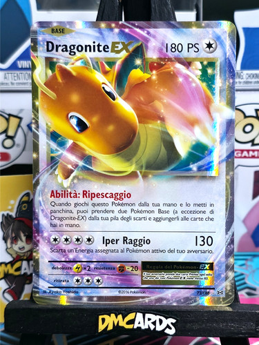Pokemon dragonite 108 - ex, |