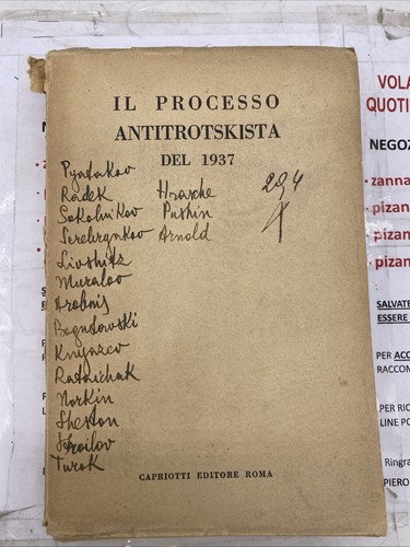 Processo antitrotskista del - il,