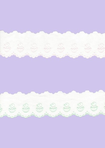 Pizzo sangallo cotone - cotone, rosa