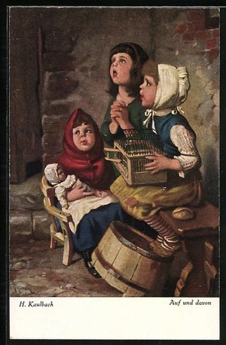 Cartolina artista hermann - cartolina,