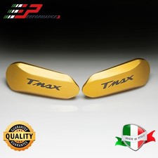COPPIA TAPPI SPECCHI SPECCHIETTI ORO ERGAL DAL PIENO! YAMAHA TMAX 500 2008-2011