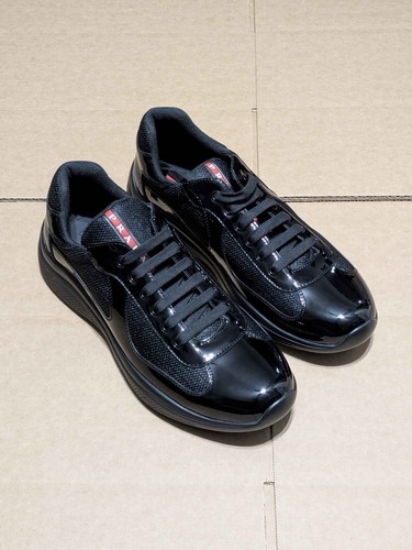 Sneakers prada nere vernice - sneakers, in