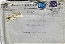 Busta viaggiata internamente