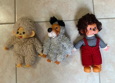 LOTTO 3 PELUCHES ANNI '80 MONCICCI VINTAGE