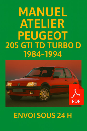 Manuel atelier peugeot 205 - manuel,