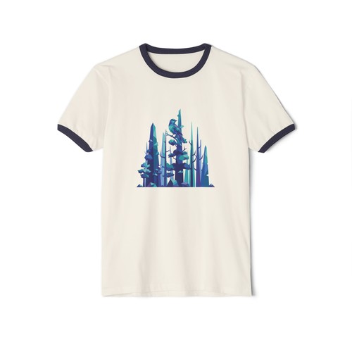 Shirt illustrazione foresta - t-shirt,