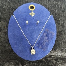 Collana pendente gemma argento