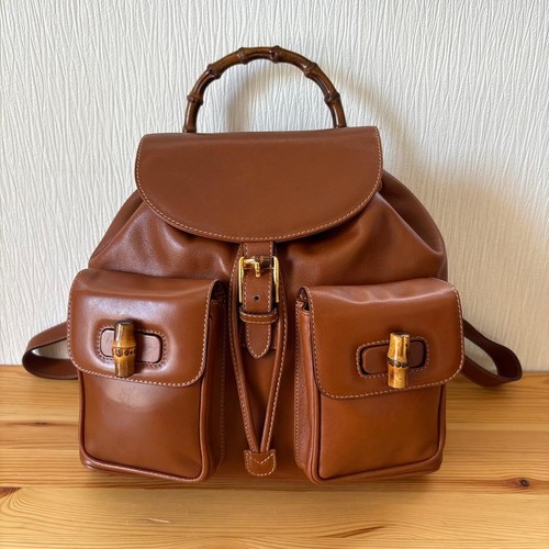Gucci bamboo 00320580016 zaino - bamboo,