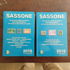 Sassone 2018 - 2 volumi: dagli Antichi Stati alla Rep. Italiana