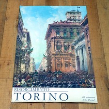 RISORGIMENTO TORINO poster manifesto affiche Via MAria Vittoria Lagrange B67