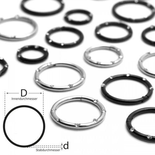 Anello piercing septum - anello,