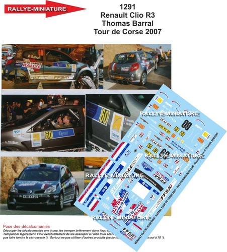 Decals ref 1291 renault - decals,