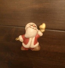 Thun Babbo Natale ceramica con cuore dorato in mano Fuori Produzione No Scatola