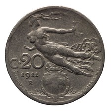 DN - Regno d'Italia - 20 centesimi 1911 - Vittorio Emanuele III - 13377