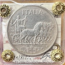 MONETA REGNO D' ITALIA 20 LIRE