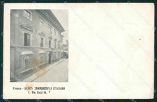 Firenze Città Banca Commerciale STRAPPINO PIEGHINA MACCHIA cartolina WX0513