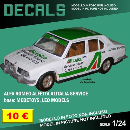 Decals repro alfa - alfa, romeo