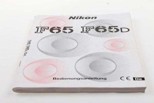 Nikon f65 f65d manuale - /,