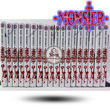 Monster NUOVO manga inglese volume 1-18 (END) set completo di Naoki Urasawa