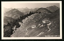 Casa Spitzstein, vista sulle montagne, cartolina 