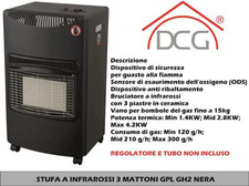Stufa a Gas DCG GH02N Black