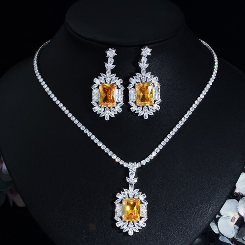 Collana orecchini goccia
