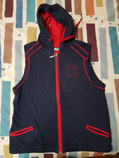 LOTTO 1837 GIACCA SMANICATO FELPA BLU ROSSO TG.S BIMBA