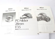 4 x Nikon Nikkor Objektiven
