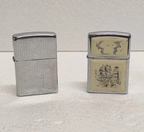 Due zippo vintage veliero - , e