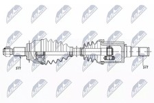 Semiasse NTY 652mm -