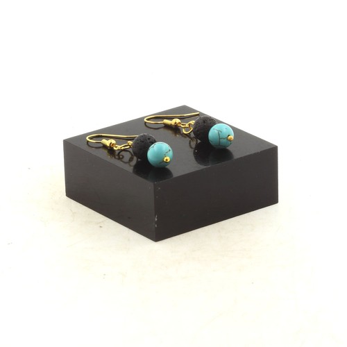 Orecchini perle howlite - perle,