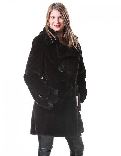 Pelliccia cappotto donna