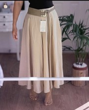 GONNA ZARA beige combinata con