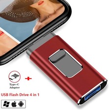  Chiavetta USB C 4-in-1 USB 3.0 doppia chiavetta di memoria 1TB 2TB per iPhone Android tipo C