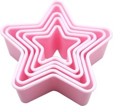 Formine e stampi per Biscotti mini dolci torte Tagliapasta 5 Pz stampini STELLA