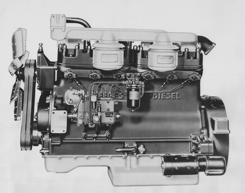 Motore diesel sei cilindri