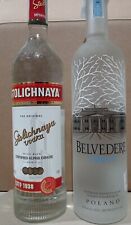 Vodka Belvedere - 1 bottiglia da 1 L / Vodka Stolichnaya - 1 bottiglia da 1 L