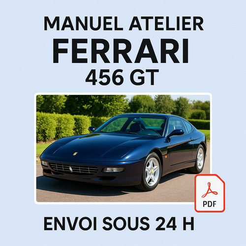 Manuel atelier ferrari 456 - atelier,