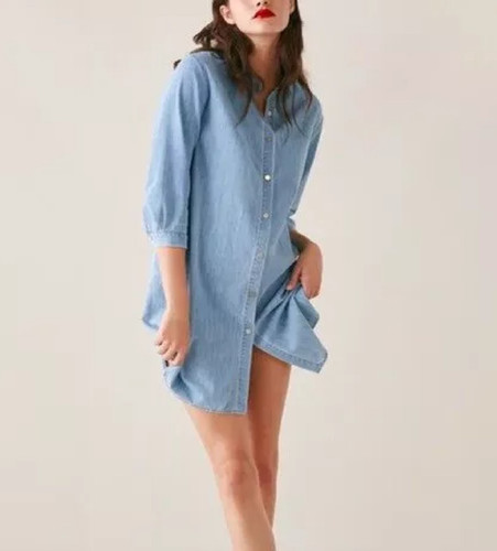 Abito camicia zara chambray - abito,