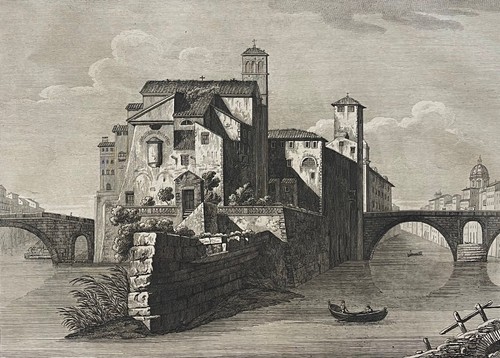 Roma isola tiberina - tiberina, 1820