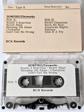BONFIRE FIREWORKS CASETTE TAPE