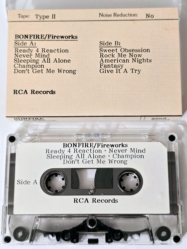 Bonfire fireworks casette tape - fireworks,