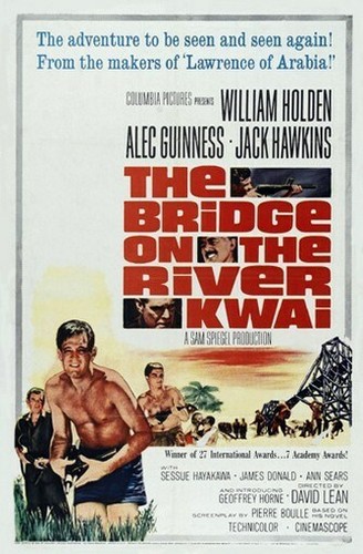 Ponte sul fiume - sul, poster
