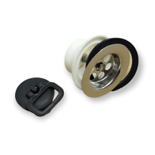 PILETTA LAVELLO SCARICO CUCINA ACCIAIO INOX Ø 80 MM X 1"1/2 CON TAPPO