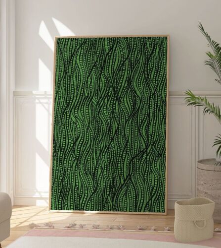 Poster astratto yayoi kusama - poster,