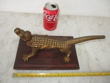 Vintage ottone lucertola tappo