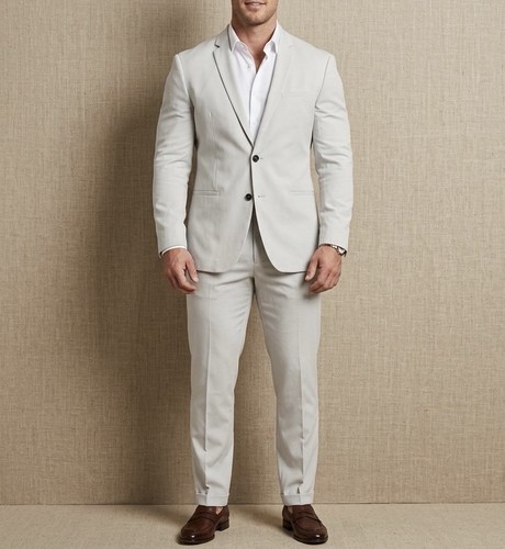 Zara tuta uomo beige due - zara,