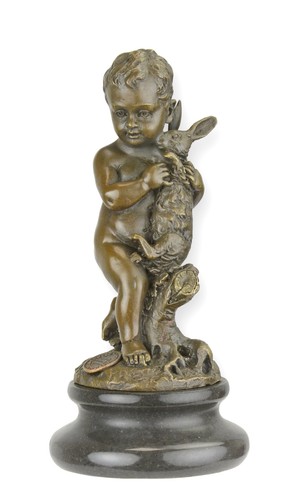 Scultura bronzo ragazzino - scultura,